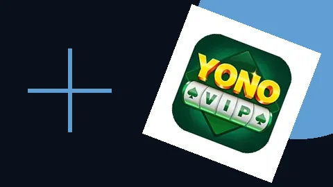 Yono Slots VIP ladder progress tile and level-up bonus screen, phone screen turned away from the camera
